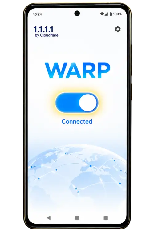 View the connection status on Android.
