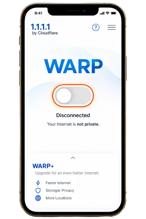 Read the application setup and VPN permission request.