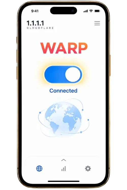 Check the connection status in the application.